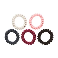 Goody Elastiques Spirales Bambou Assortiment de 5 Spirales Bambou