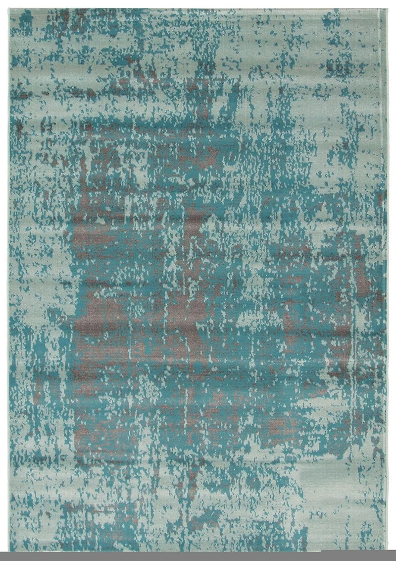 ECARPET Traditional Style Area Rug for Dining Room, Living Room and Bedroom Charlotte Aqua