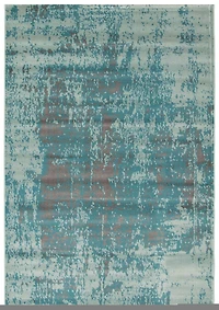 ECARPET Traditional Style Area Rug for Dining Room, Living Room and Bedroom Charlotte Aqua