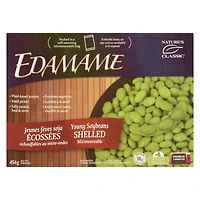 Natures Classic Allen Family Foods Young Edamame Shelled Soybean 454g, 454g microwavable