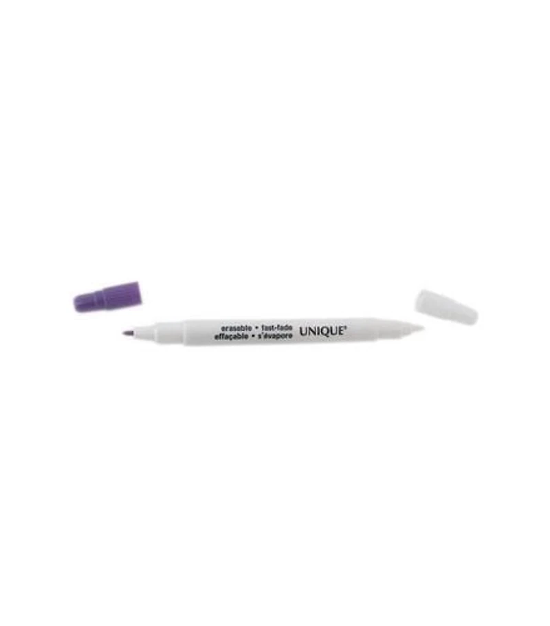 UNIQUE SEWING Fast Fade Fabric Marker with Eraser Tip – Purple