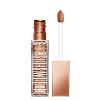 NYX PROFESSIONAL MAKEUP, Ombre à Paupières Ultimate Glow Shots, Ombres à paupières liquides, Tenue 12 hres - TWISTED TANGERINE Ombre à paupières liquide