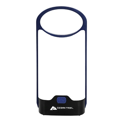 Ozark Trail Lanterne fine DEL en aluminium avec piles 160 lumens Bleu Lanterne Mince en Aluminium
