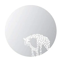 Zamba Round Giraffe Mirror