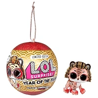 Animal LOL Surprise Année du Tigre Good Wishes Tiger avec 8 surprises, poupée du nouvel an lunaire, poupée animal, accessoires, poupée de série limitée