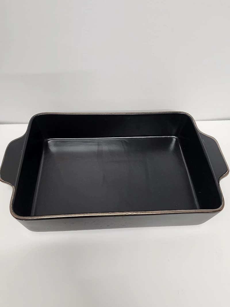 "Thyme & Table Boulanger en Céramique 9 x 13, Onyx" Boulanger