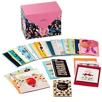 Boîte de 24 cartes variées fabriquées à la main, Hallmark, motifs floraux modernes – Cartes de fête, cartes pour les fêtes prénatales, cartes de mariage, cartes de condoléances, cartes « Je pense à to