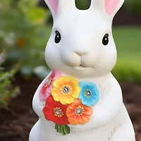 Mainstays Solar Bunny Garden Statue