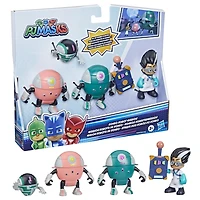 PJ Masks Romeo Robot Mission Action Figure Set, Preschool Toy with 4 Action Figures and Accessory
