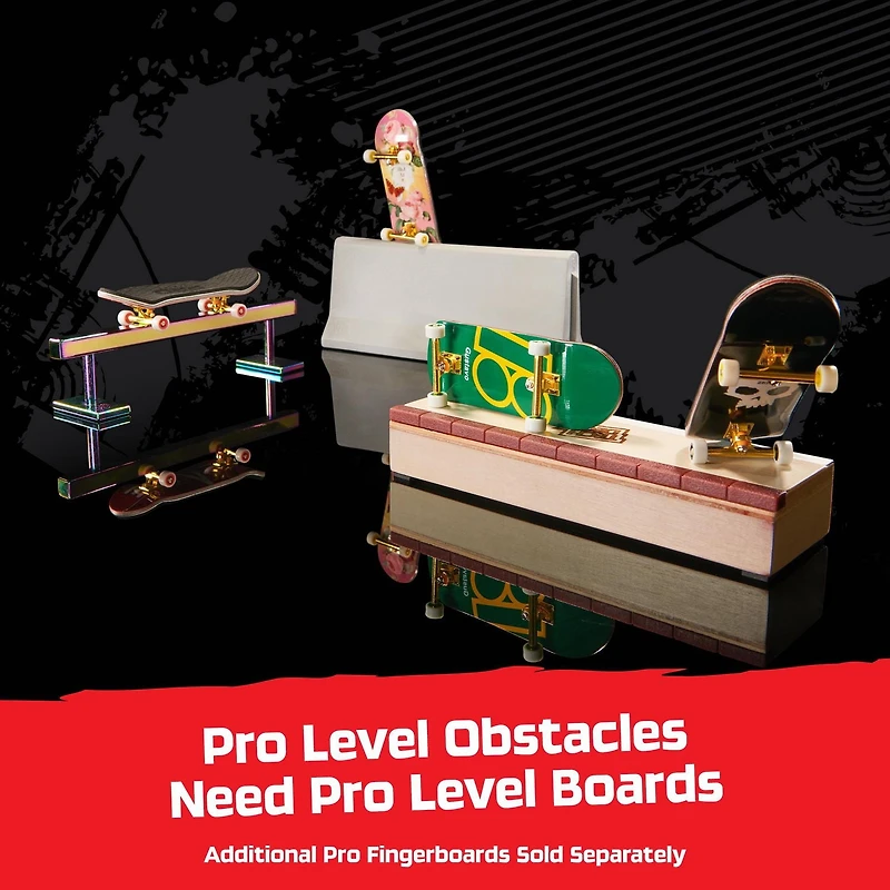 Tech Deck, Pro Series Daily Grind Pack avec 3 obstacles, conçu pour les pros ; jouets pour enfants à partir de 6 ans (mini-fingerboard vendu séparément)