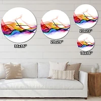 Designart Fumée abstraite horloge murale