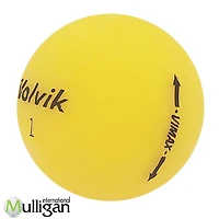 Mulligan - 48 Volvik Vimax 4A Recycled Used Golf Balls, Yellow