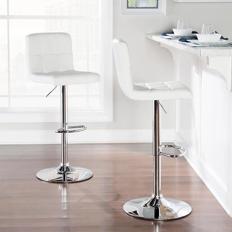 Heavenly Collection Leather Adjustable Stool