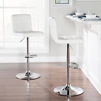 Heavenly Collection Leather Adjustable Stool