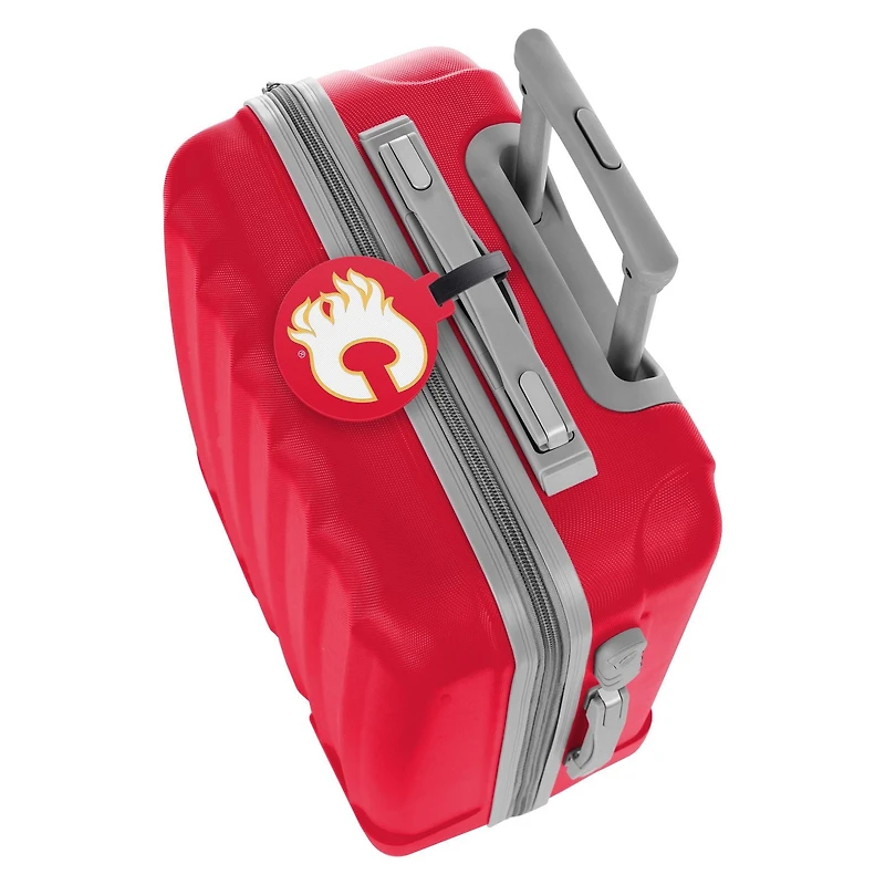 ÉTIQUETTE À BAGAGES JUMBO SOUS LICENCE OFFICIELLE DE LA LNH CALGARY FLAMES