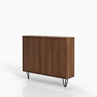 Nexera Console de rangement 2 portes Slim