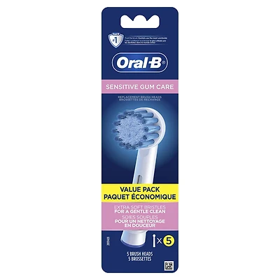 Brossettes de rechange Oral-B Soin des gencives sensibles 5CT