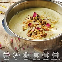 Tramontina Utsava Tri-Ply Clad Stainless Steel Covered Tope Patila