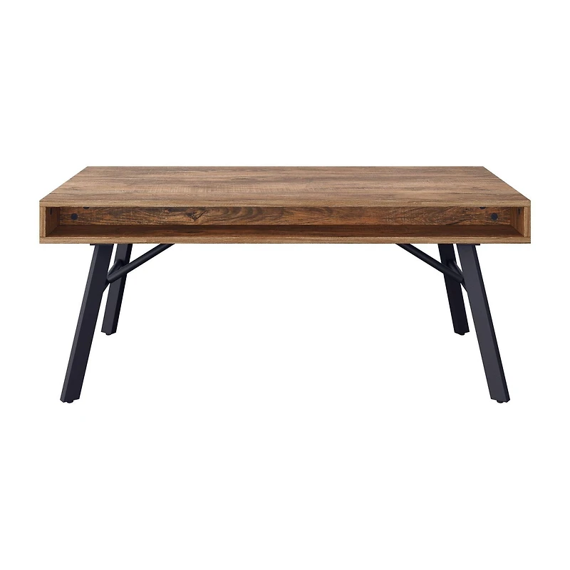 Table basse Auston finition grain de bois