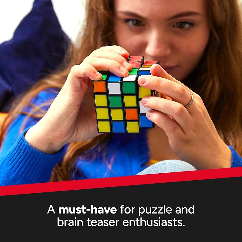 Rubik’s Cube, 4x4 Master Cube Colour-Matching Puzzle, Bigger Bolder Version of the Classic, Rubik’s Cube 4x4 Puzzle