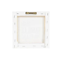 Toile embellie famille 15,2 cm L x 15,2 cm H