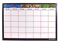 Calendrier magnétique effaçable à sec non daté MotherWord