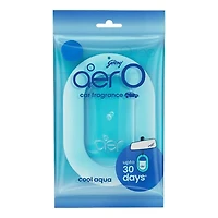 Godrej Aer-O Diffuseur De Parfum Pour Voiture Aqua Cool, 7.5 g, Dure jusqu’à 30 jours, Désodorisant pour voitures