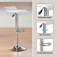 Hometrends Gaslift Swivel Barstool High Adjustable, Hometrends Gaslift Barstool