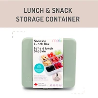 Melii Boîte Snackle Lunch à 9 compartiments