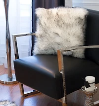 BELTON FAUX FUR PILLOW 18"X18" 2-PACK