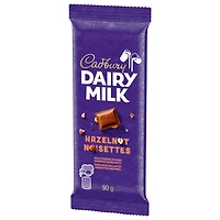 CADBURY DAIRY MILK Hazelnut Chocolate Bar with Chopped Hazelnuts, CADBURY DAIRY MILK Milk Chocolate Bar, 90 g, CADBURY DAIRY MILK HAZELNUT 90G 21