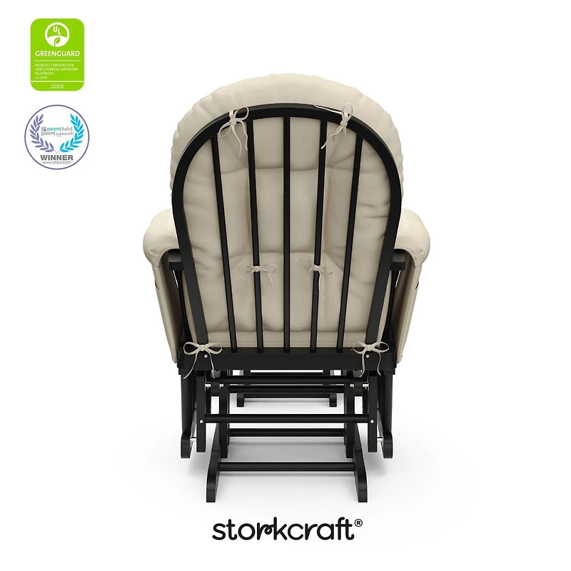Storkcraft Hoop Glider and Ottoman