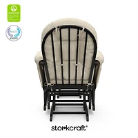 Storkcraft Hoop Glider and Ottoman