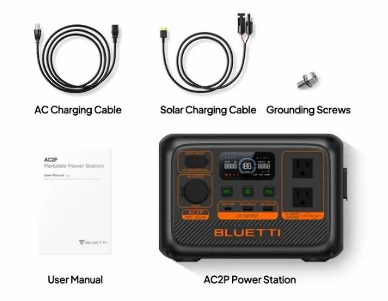 BLUETTI Premium Series AC2P Portable Power Station | 230.4Wh