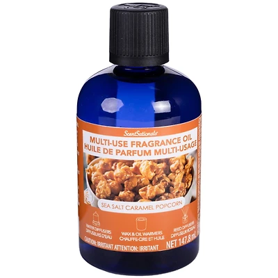 Huile parfumée multi usages ScentSationals - Sea Salt Caramel Popcorn 147,8 ml