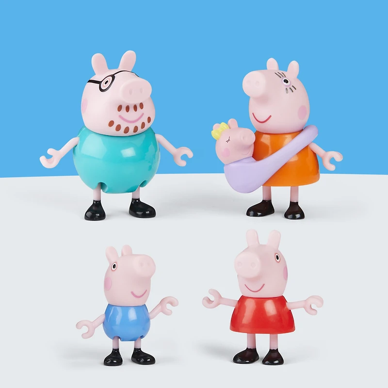 Peppa Pig Peppa's Family of Five Figure Set
