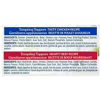 Blue Buffalo Tempting Toppers Assortiment de Nourriture Humide Naturelle pour Chiens, Poulet et Bœuf BLUE Tempting Toppers Bf/Plet, 12ct Variety Pack