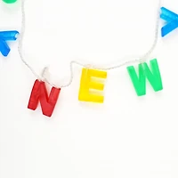 Collier lumineux du Nouvel An, 1 Pièce, décorations festives, une façon originale de célébrer avec style, adulte