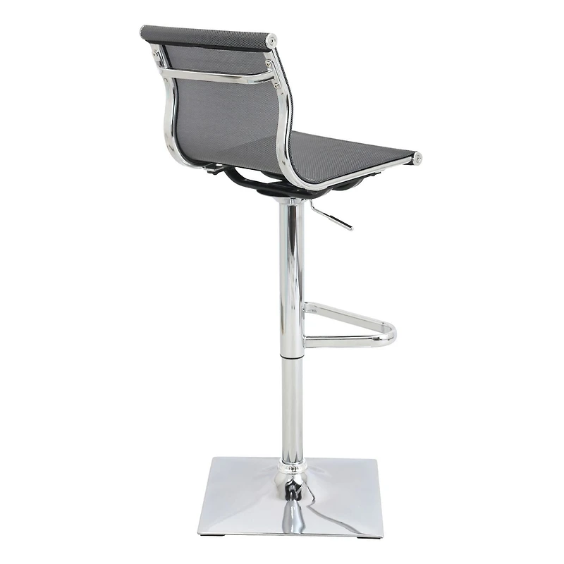 LumiSource Mirage Contemporary Adjustable Barstool