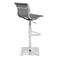 LumiSource Mirage Contemporary Adjustable Barstool