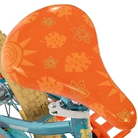 Huffy 16-inch Disney Moana Bike for Girls with Training Wheels, Crystal Blue, 4-6 years old