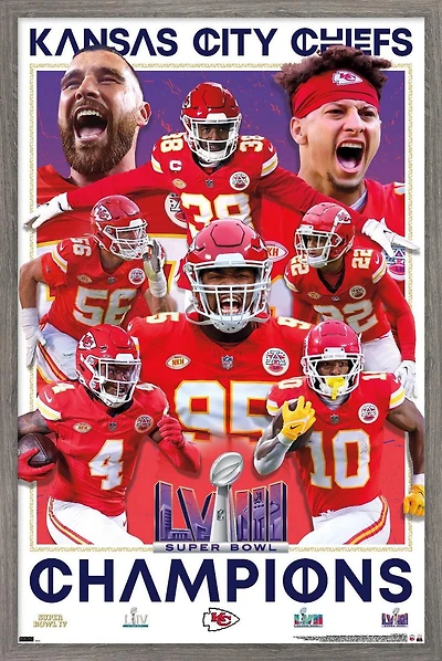 NFL Kansas City Chiefs - Champions du Super Bowl LVIII