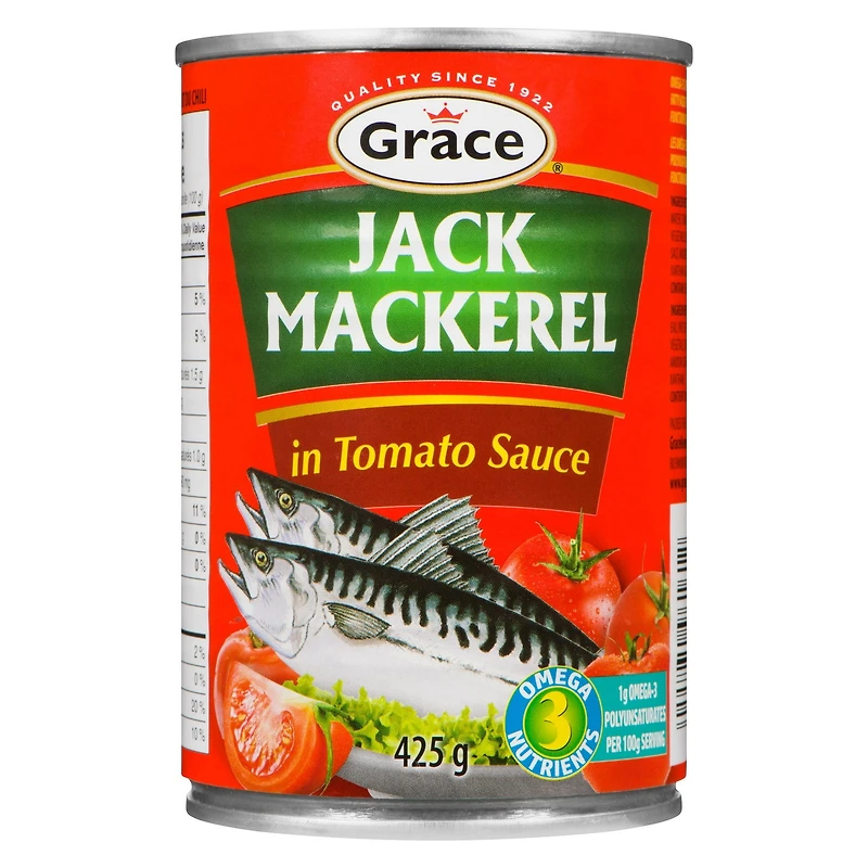 Grace Jack Mackerel Tomato Sauce, 425ml Can