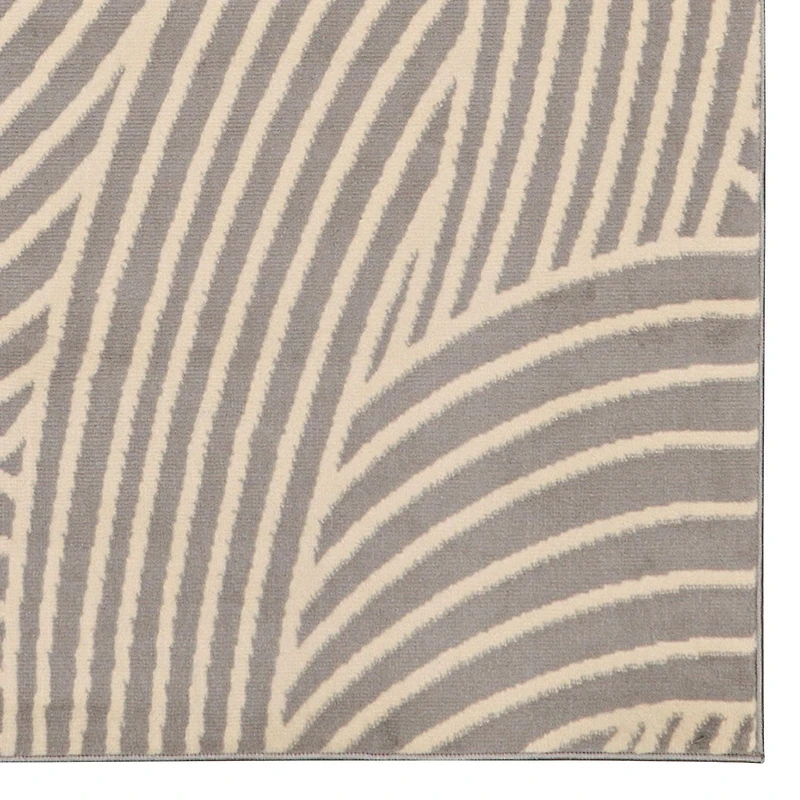 Capri Binya Light Grey & Bone 6' 5" x 9' 3" Area Rug