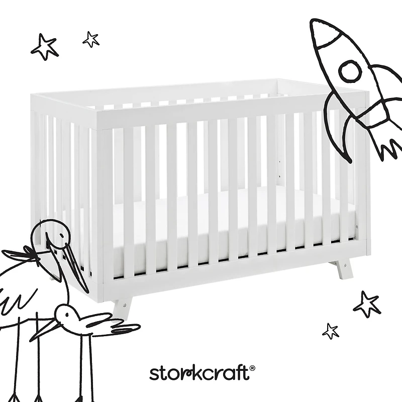 Storkcraft Beckett 3-in-1 Convertible Crib