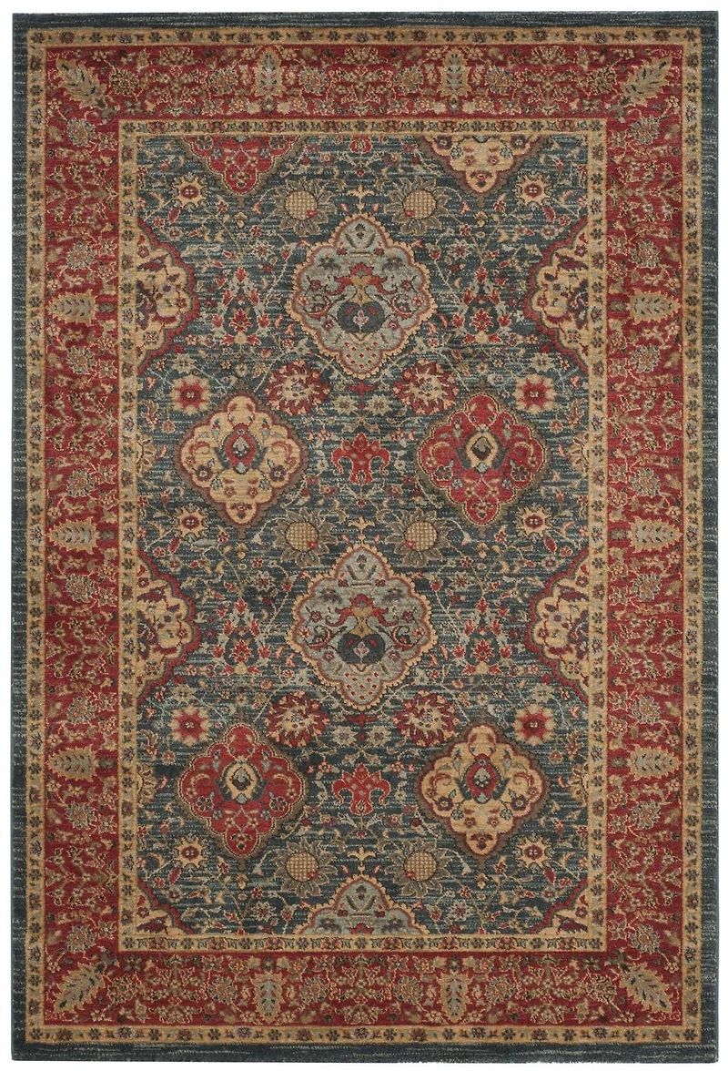 Safavieh Mahal Napier Floral Bordered Area Rug