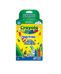 CreateOn Crayola Bold PIP Magnetic Tile 24-Piece Set