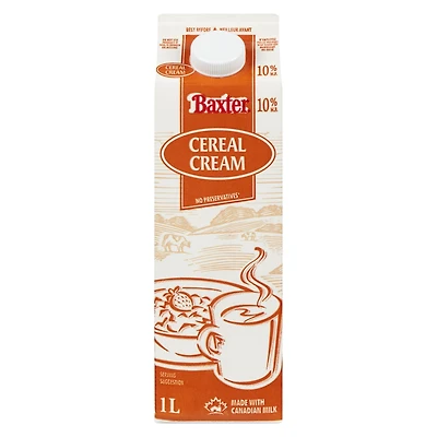 Baxter Crème à céreales 10% 1L