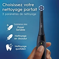 Oral-B iO Series 2 Brosse à Dents Électrique Rechargeable, avec 1 Tête de Brosse Soin Doux - Capteur de Pression Automatique pour Protéger les Gencives - 3 Modes - Minuterie de 2 Min
