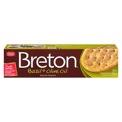 Breton Basil & Olive Oil Crackers, Dare